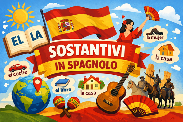 Sostantivi in spagnolo – sustantivos en español Sostantivi in spagnolo - sustantivos en español